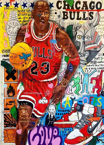 Michael Jordan street art